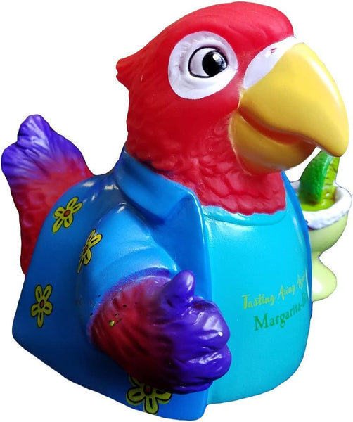 Rubber Duck Parrot Jimmy Buffett Tasting Away Again In Margarita-Bill - Boulevard Souvenirs