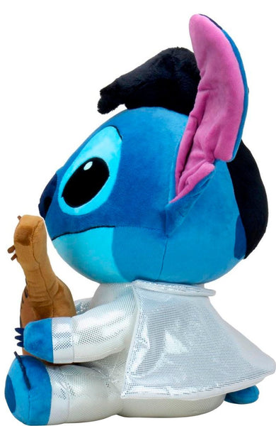 LILO AND STITCH ELVIS STITCH 16" HUGME VIBRATING PLUSH - Boulevard Souvenirs