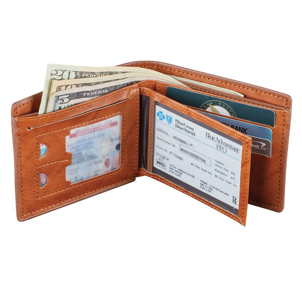 Wallet John Wayne Leather "A Man's Gotta Do..." - Boulevard Souvenirs