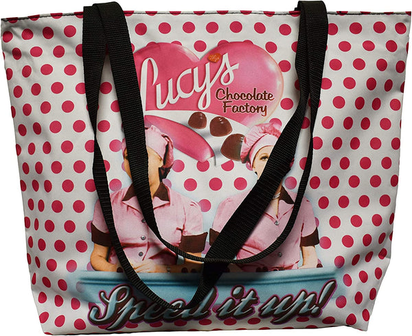 Tote Bag I Love Lucy - Chocolate Factory Polka Dot - Boulevard Souvenirs