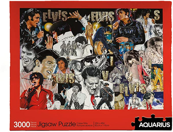 Puzzle  Elvis Presley Collage 3000 Piece - Boulevard Souvenirs