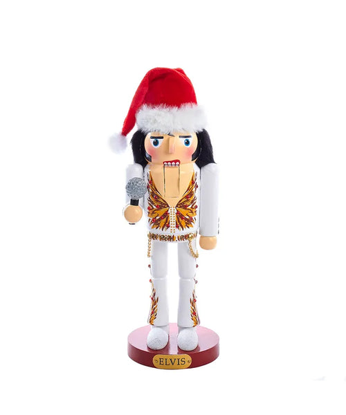 Nutcracker Elvis Presley Flames - Boulevard Souvenirs