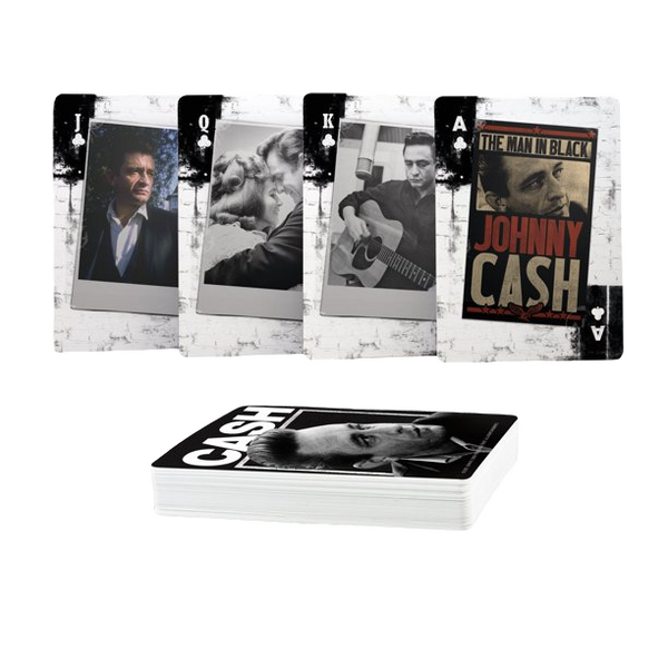Playing Cards Johnny Cash - Black & White Collection - Boulevard Souvenirs