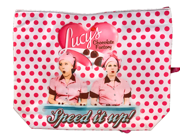Tote Bag I Love Lucy - Chocolate Factory Polka Dot - Boulevard Souvenirs