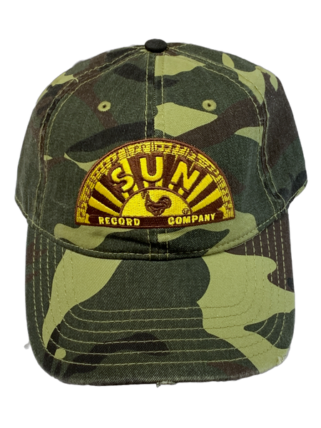 Cap Sun Records Camouflage Distressed - Boulevard Souvenirs