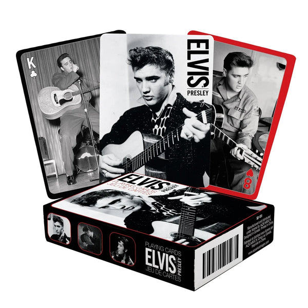Playing Cards Elvis Presley - Black and White - Boulevard Souvenirs