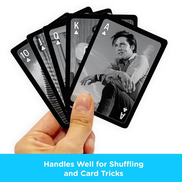 Playing Cards Elvis Presley - Black and White - Boulevard Souvenirs