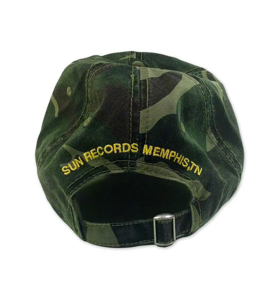 Cap Sun Records Camouflage Distressed - Boulevard Souvenirs