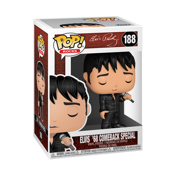 Figurine Elvis 68 Comeback Funko Pop