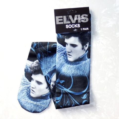 Socks Elvis Blue Sweater