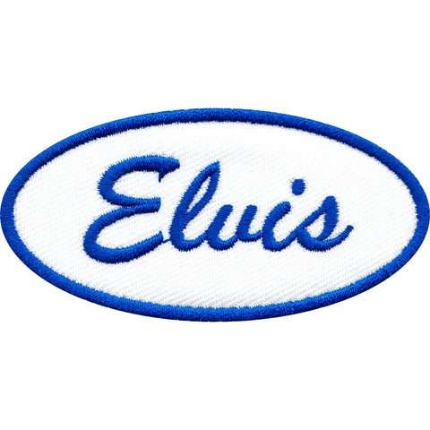 Patch - Mechanic Name Tag - "Elvis" - Retro Style