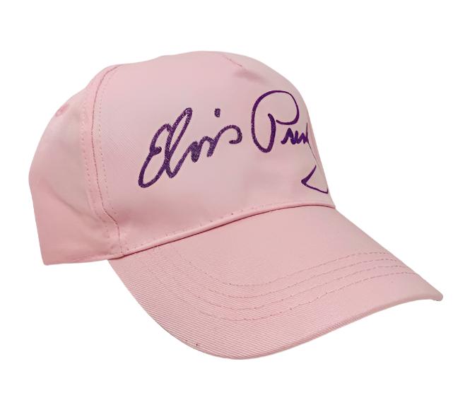 Cap ELVIS PINK with Glitter Signature