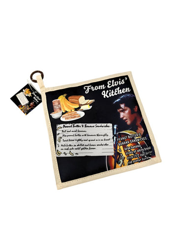 Pot Holder ELVIS PRESLEY PEANUT BUTTER & BANANA