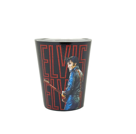Shot Glass ELVIS 68' Name MARQUEE SIGN