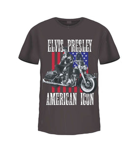 T-Shirt Elvis American Icon Motorcycle