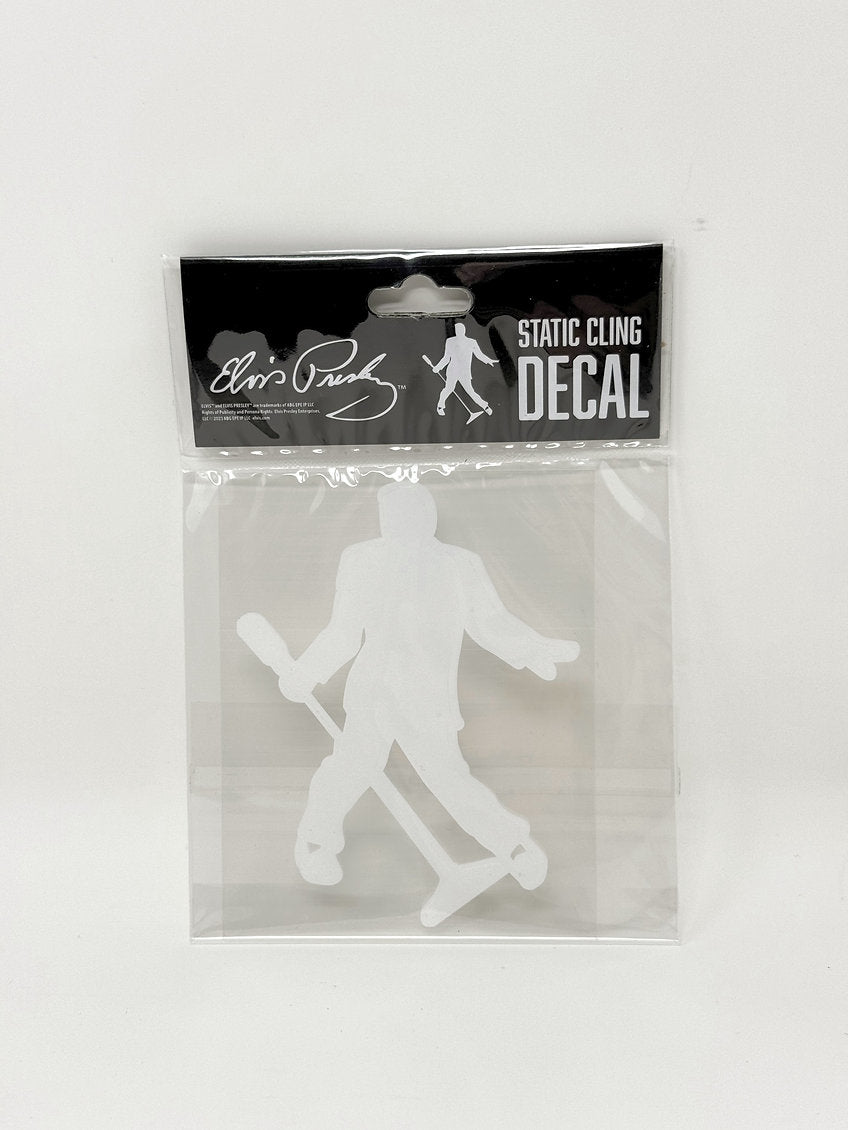 Decal Elvis White Silhouette - Boulevard Souvenirs