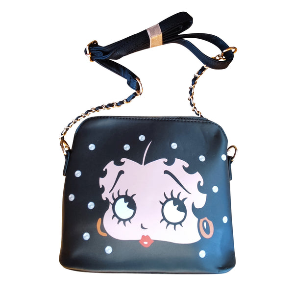 HandBag Betty Boop Face Crossbody Polka Dot - Boulevard Souvenirs