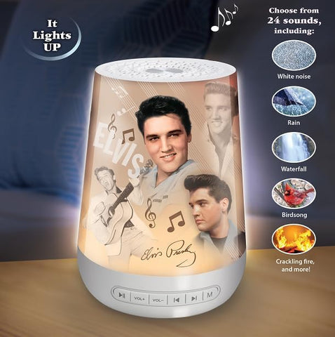 Elvis Sleep Sound Machine With Nightlight And 24 Sounds