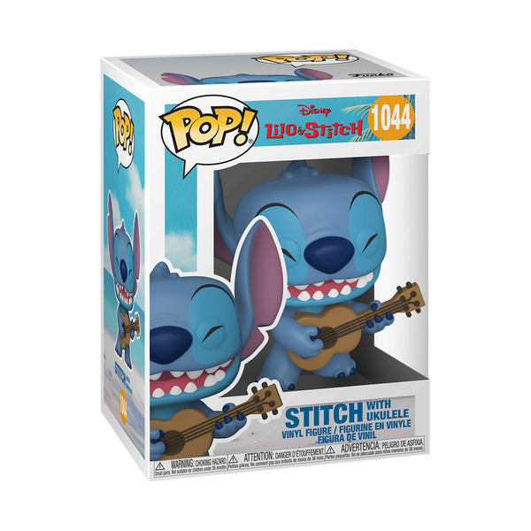 Figurine Stitch with Ukelele Funko Pop!