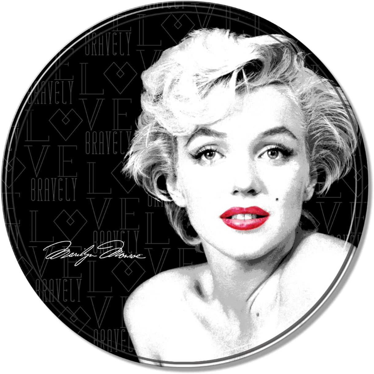 NOSTALGIC-ART - BOÎTE Métal à Bonbons à la Menthe Poivrée - Marilyn NOSTALGIC-ART - BOÎTE Métal à Bonbons à la Menthe Poivrée - Marilyn