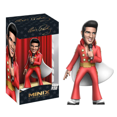 Elvis Elvis Red Suit Collectible Music Icon Figure Minix