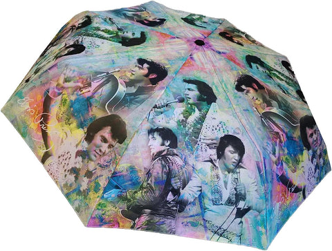 Umbrella Elvis Color Collage