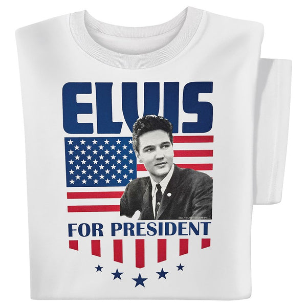 T-SHIRT ELVIS FOR PRESIDENT