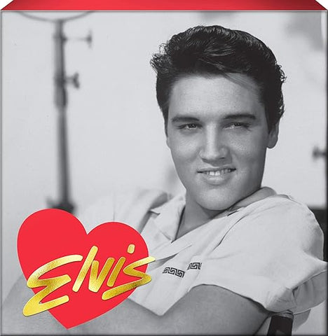 BOX SIGN ELVIS   (HEART ELVIS)       ****SALE***