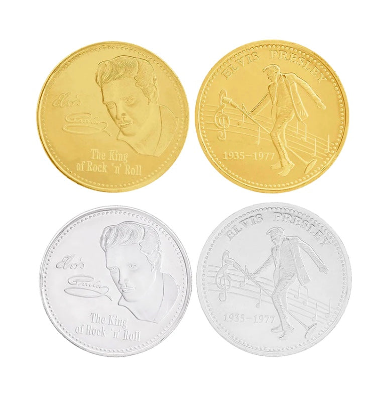 Gold Elvis Presley coins offers