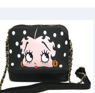 HandBag Betty Boop Face Crossbody Polka Dot - Boulevard Souvenirs
