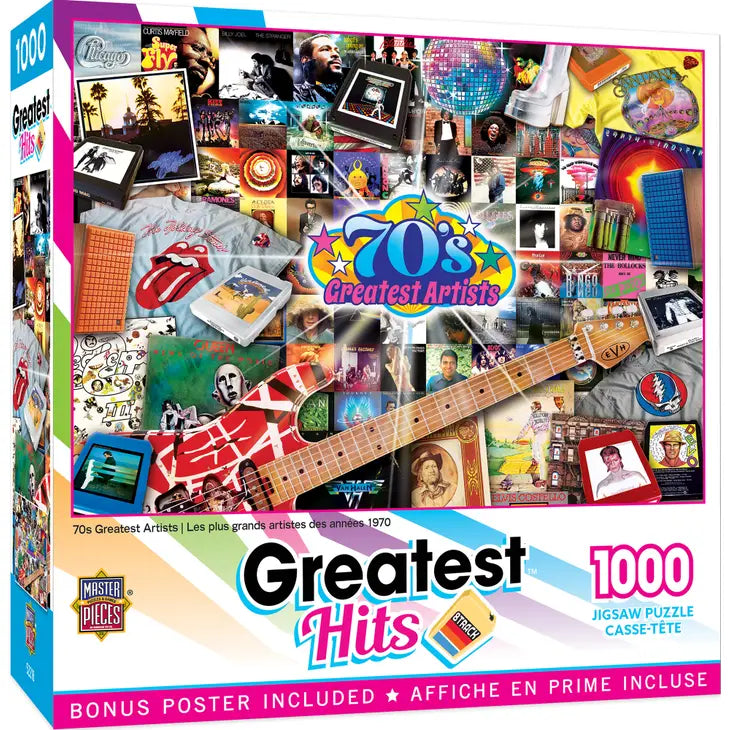 Puzzle Greatest Hits - 70'S 1000 Piece Jigsaw – Boulevard Souvenirs