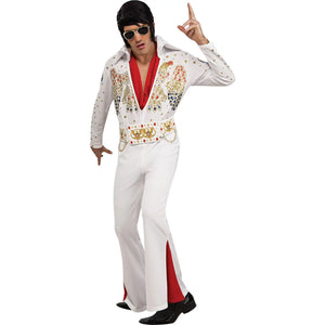 Costume Elvis White Jumpsuit for Adults