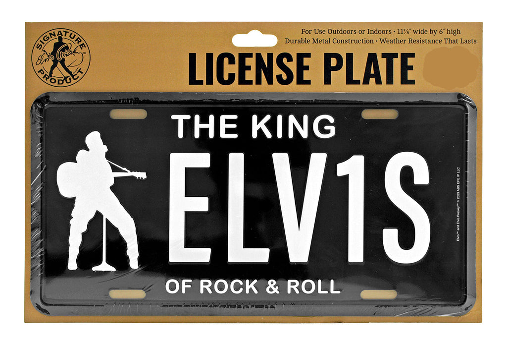 License Plate Elvis The King of Rock and Roll – Boulevard Souvenirs