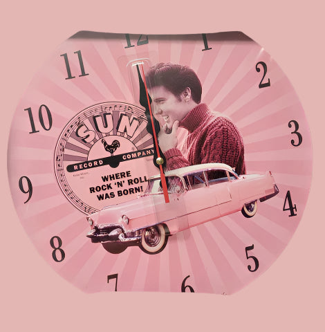 Clock Sun Records Elvis Pink