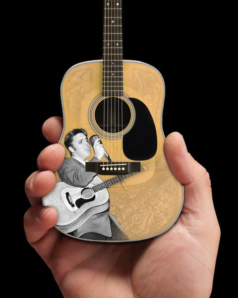 Officially Licensed Elvis Presley '55 Tribute Acoustic Mini Guitar Model