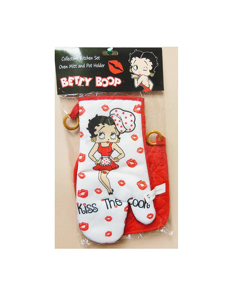 Pot Holder/Oven Mitt Betty Boop Kiss the Cook