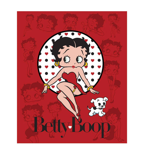 Throw Blanket Betty Boop "Silhouettes"