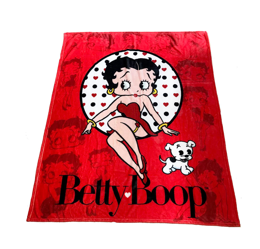 Throw Blanket Betty Boop Silhouettes Boulevard Souvenirs