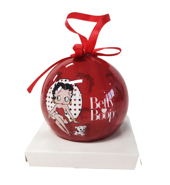 Betty Boop Ornament - Red Ball