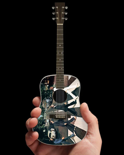 Guitar  Beatles Fab Four Abbey Road Tribute Miniature Acoustic Guitar