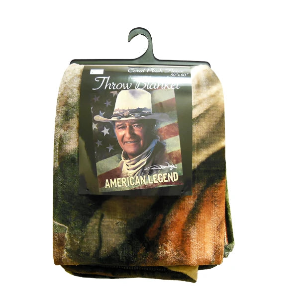 Throw Blanket John Wayne - American Legend