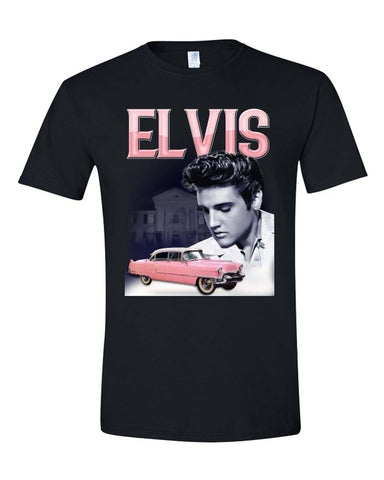 T-Shirt Elvis Pink Caddy