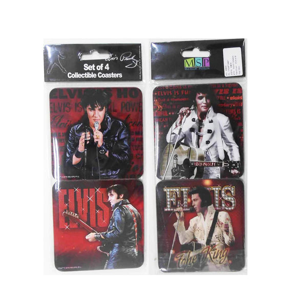 Coasters Elvis Red '68 Name, The King Red