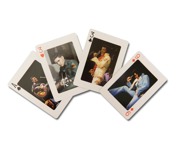 Playing Cards Elvis Guitar 3 Images