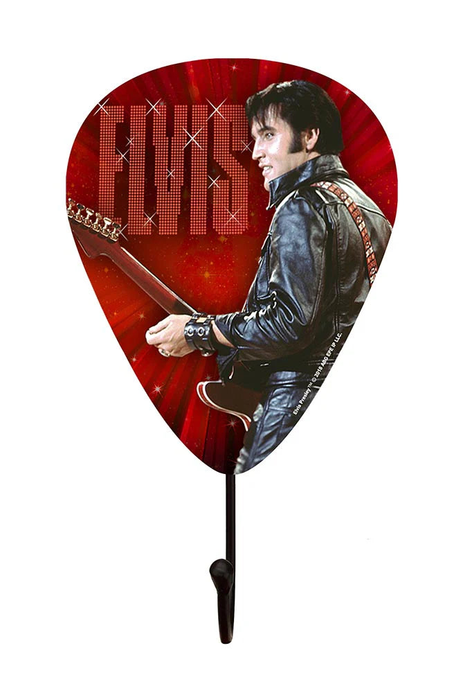 Wall Hook Elvis Red '68 Comeback Metal - Boulevard Souvenirs