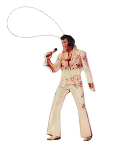 Ornament Elvis White Jumpsuit Swinging Legs