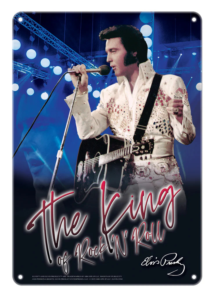 Sign Elvis - The King Blue With White Jumpsuit