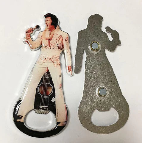 Bottle Opener Elvis White Jumpsuit - Boulevard Souvenirs