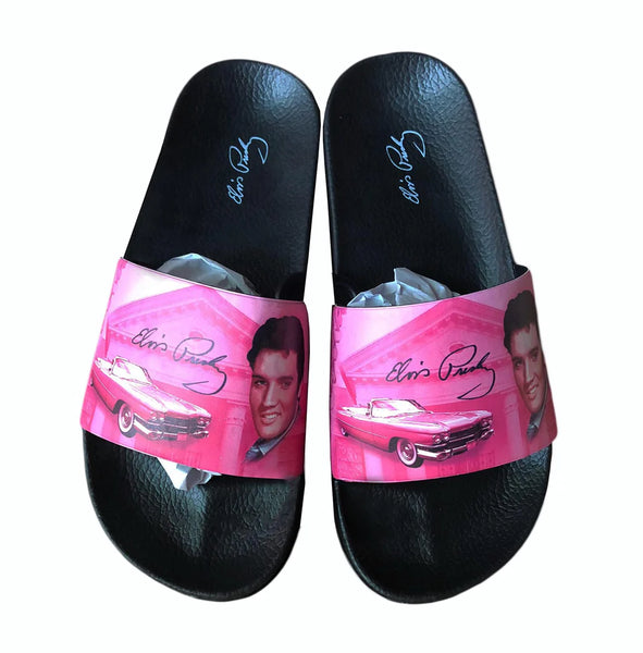 Sandals Elvis  Pink w/ Gtrs