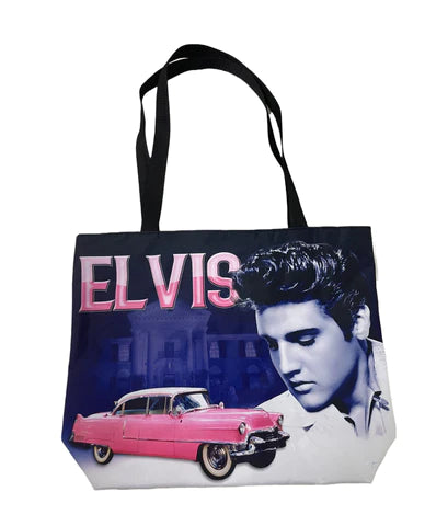 Tote Bag Elvis Tote Bag Pink Caddy